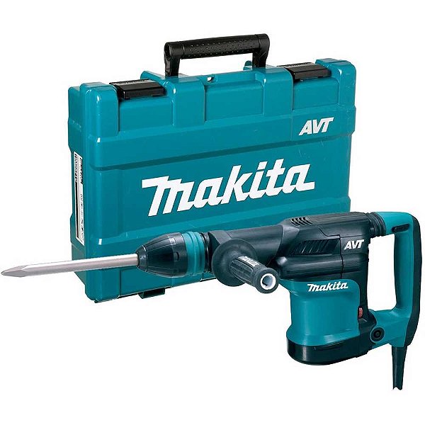 Martelo rompedor MAX HM 0871C 220V 1.100W 2.650 IPM 11,4 J com sistema AVT MAKITA