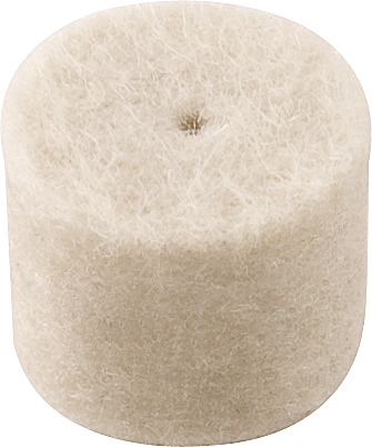 Cilindro de feltro para microrretífica 12,7mm x 9mm com 2 peças VONDER