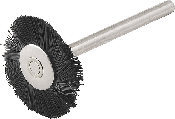 Escova circular com haste para microrretífica em nylon 20mm VONDER
