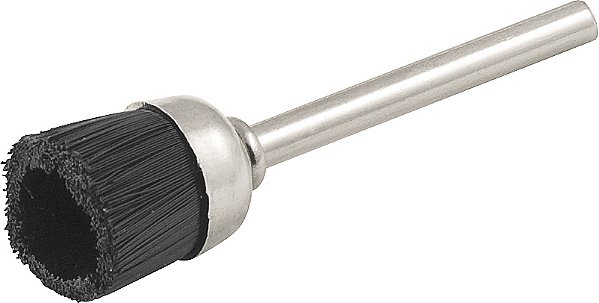 Escova tipo copo com haste para microrretífica 12mm em nylon VONDER