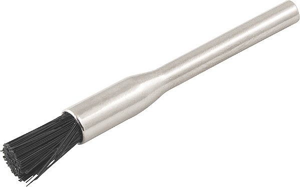 Escova tipo pincel com haste para microrretífica 4mm em nylon VONDER