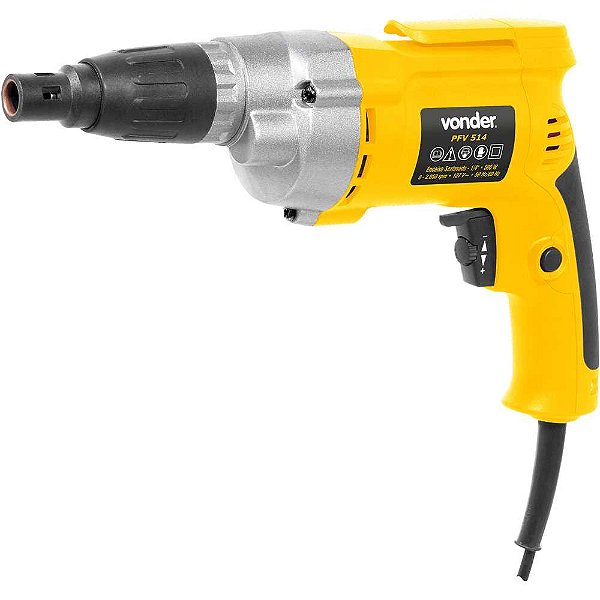 Parafusadeira elétrica encaixe 1/4" 127V 500W PFV 514 VONDER