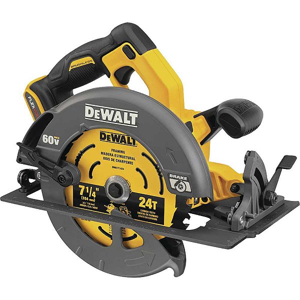 Serra circular 7.1/4" DCS578B-B3 60V MAX LI-ION FLEXVOLT sem bateria e carregador DEWALT