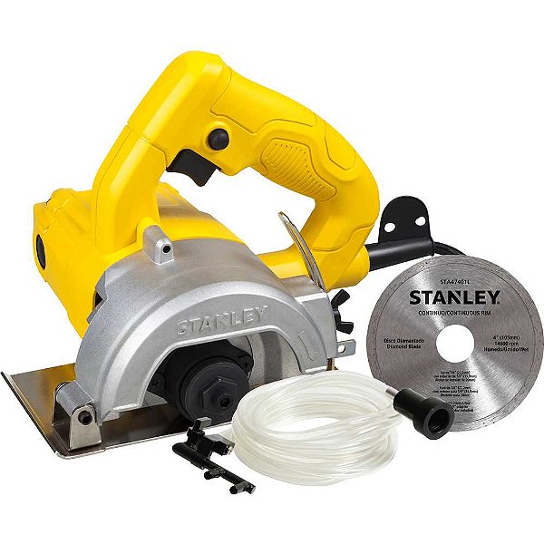 Serra mármore 4.3/8" 1.200W 220V com kit de refrigeração SPT115WB2 STANLEY