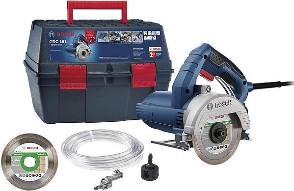 Serra Mármore a úmido 1.500W 220V GDC 151 TITAN Bosch