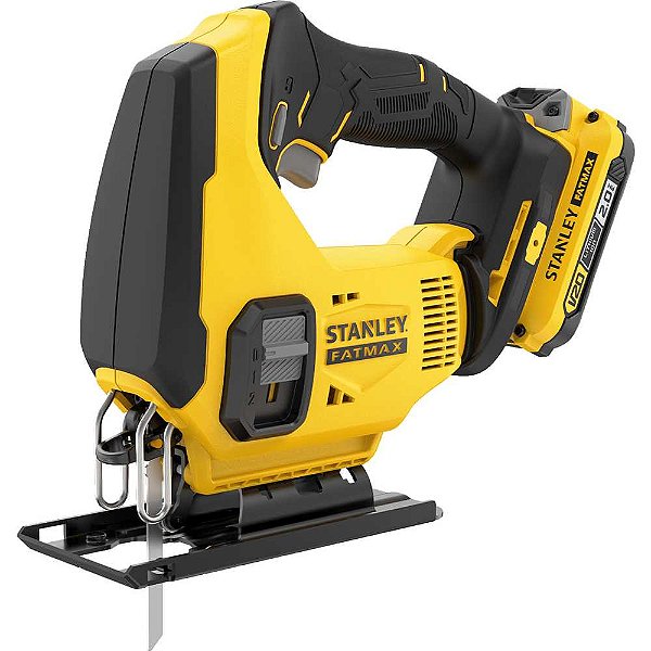 Serra tico-tico a bateria 20V MAX com 1 bateria e 1 carregador SCJ600D1K-BR STANLEY