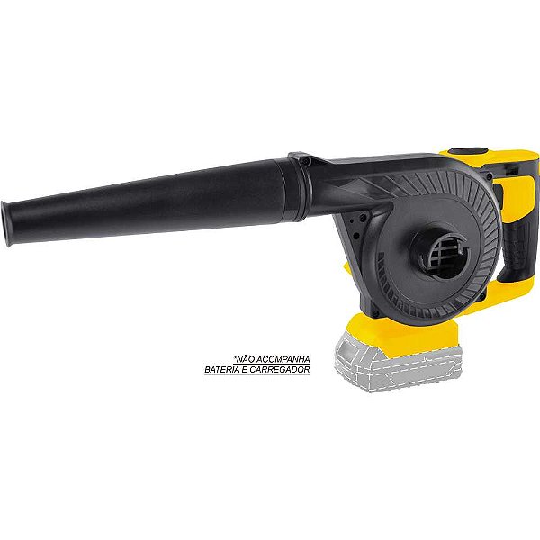 Soprador/aspirador bateria intercambiável de 18V sem bateria e sem carregador ISAV 1823 VONDER