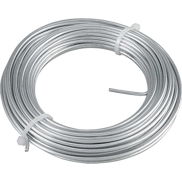 Arame galvanizado BWG 14 2,11mm rolo com 10 metros VONDER