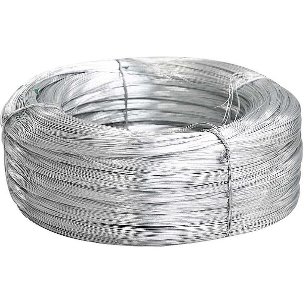 Arame galvanizado industrial BWG 16 1,65mm rolo com 50kg VONDER