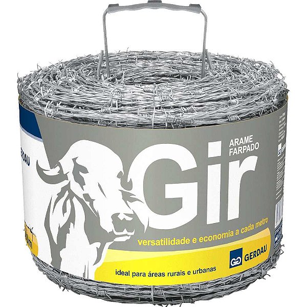 Arame farpado GIR 250m GERDAU