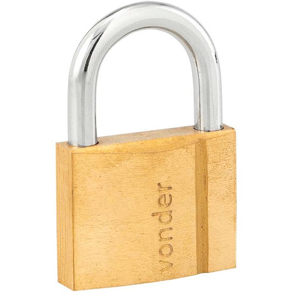 Cadeado de latão 50mm encartelado VONDER