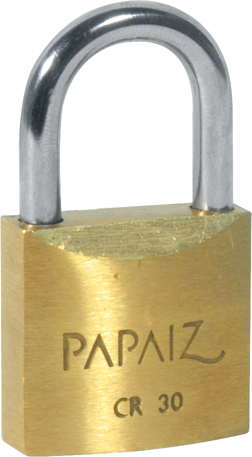 Cadeado de latão CR-30 PAPAIZ