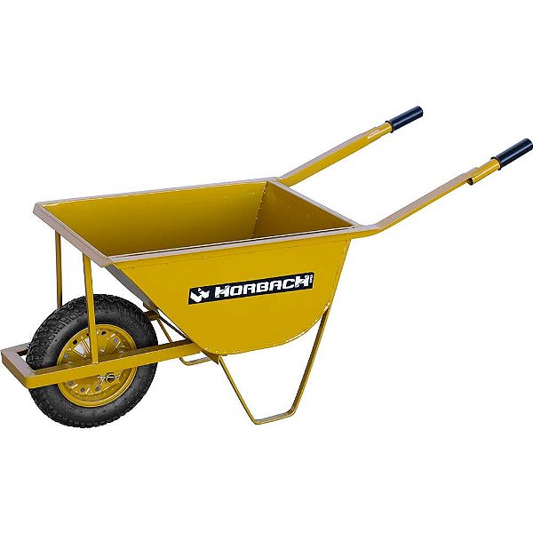 Carrinho de mão jerica 70 litros pneu com câmara RH-70 HORBACH