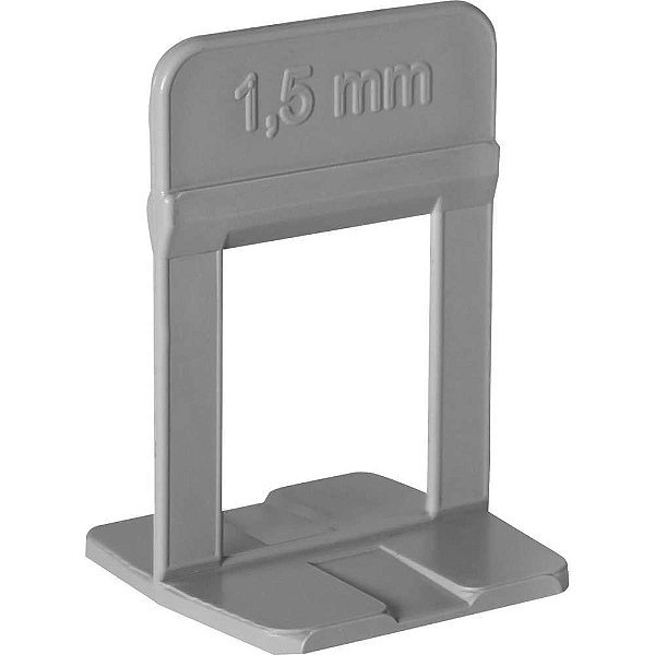 Espaçador nivelador para granitos mármores e pedras 1,5mm pacote com 50 peças 61329 CORTAG