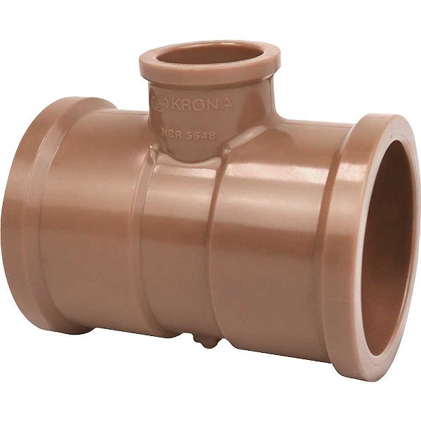 Tê de redução soldável 50mm x 25mm 468 KRONA - 10 unidades