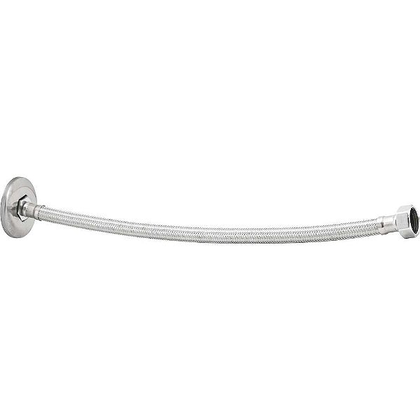 Engate flexível 40cm com trama de alumínio 1/2" NOVE54
