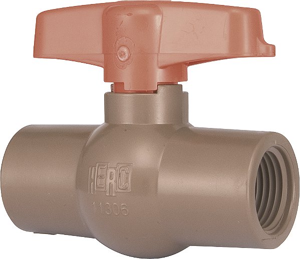 L-Registro de esfera rosca interna 1/2" HERC - 12 unidades