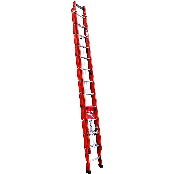 Escada extensível em fibra de vidro 24 degraus 6,60m EFR9930 BOTAFOGO