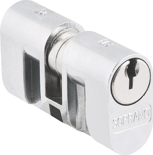 Cilindro para fechadura externa (aliança) com 48mm em zamac SOPRANO