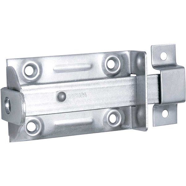 Fecho chato com porta-cadeado 3" - 76,2mm zincado encartelado VONDER