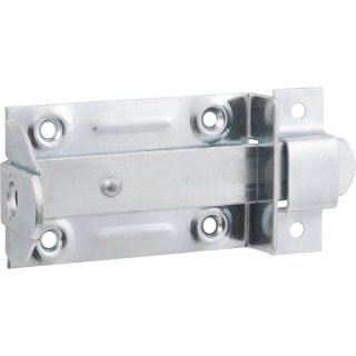 Fecho chato com porta-cadeado 5" - 127mm zincado VONDER - 12 unidades