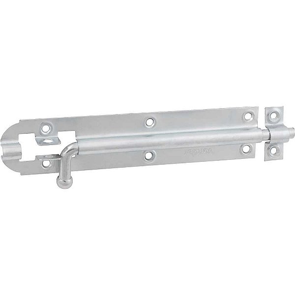 Fecho redondo 6" 152mm zincado encartelado VONDER