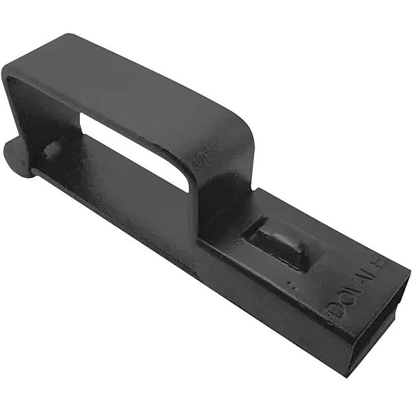 Porta-cadeado para portão nº4 91mm x 45mm preto para cadeado 30mm 73504 DOVALE