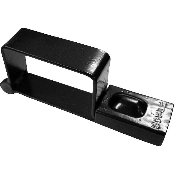 Porta-cadeado para portão nº5 91mm x 56mm preto para cadeado 30mm 73505 DOVALE