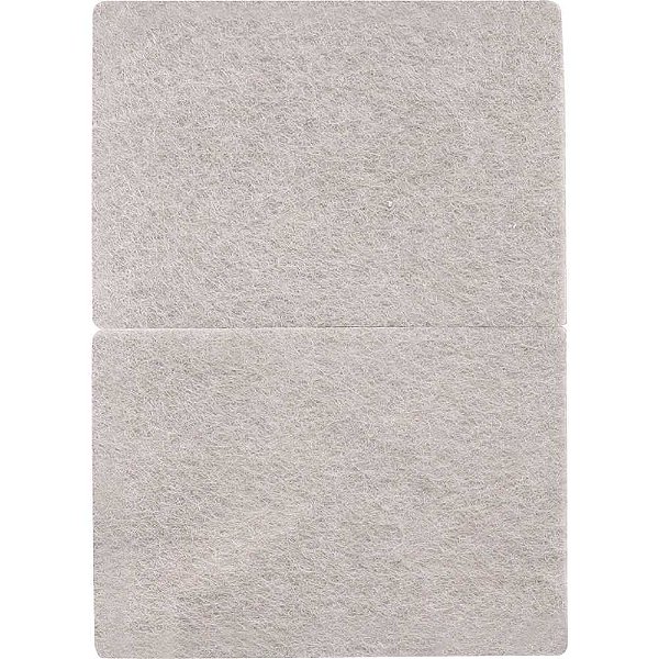 Feltro autoadesivo bege retangular 95mm x 68mm VONDER