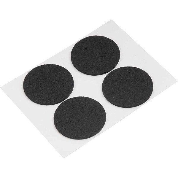 Feltro autoadesivo preto redondo 46mm VONDER