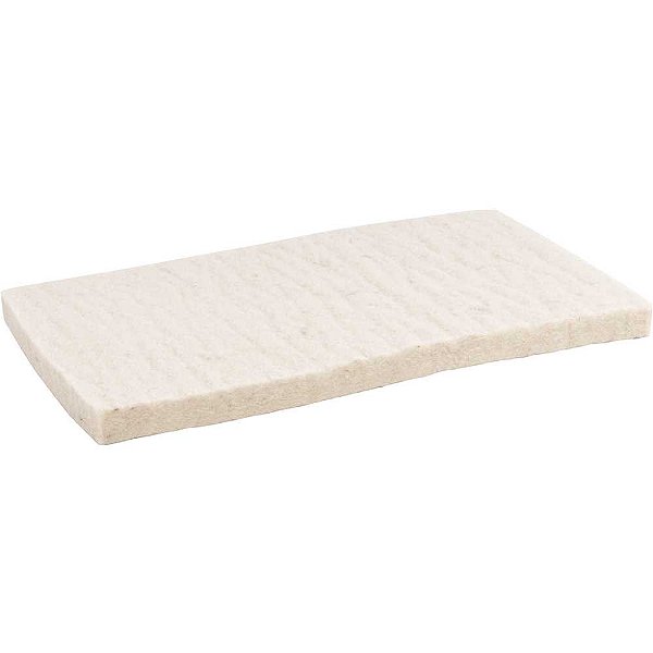 Feltro para calfino 200mm x 120mm x 8mm cor branca RENNER - 20 unidades
