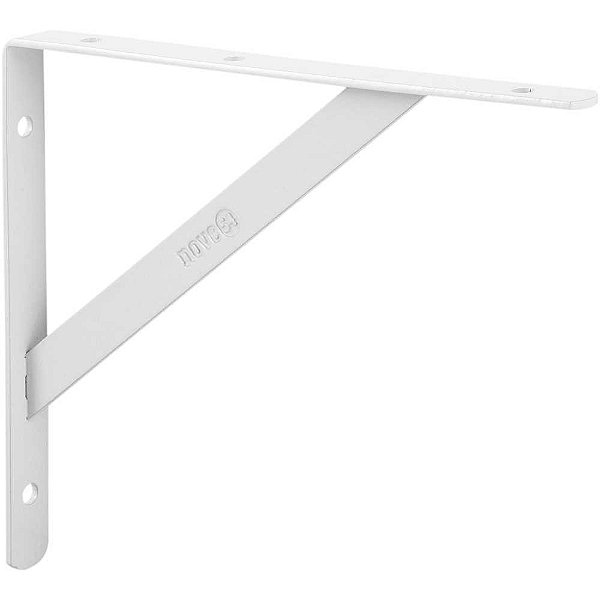 Cantoneira tipo mão francesa cor branca 20cm NOVE54