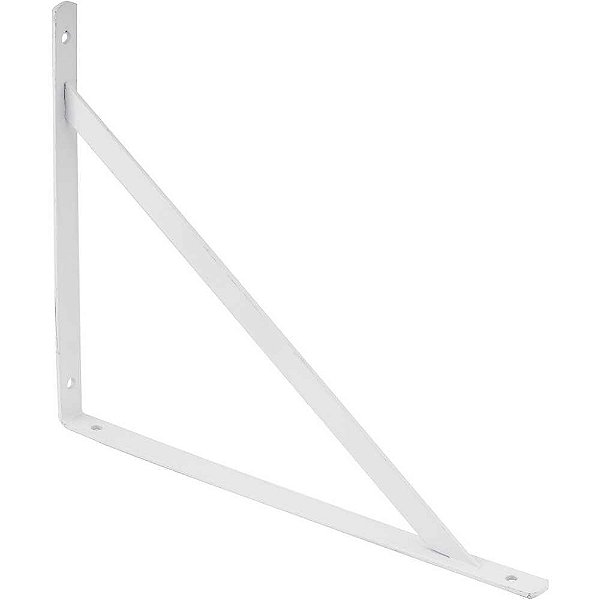 Cantoneira tipo mão francesa cor branca 20cm VONDER