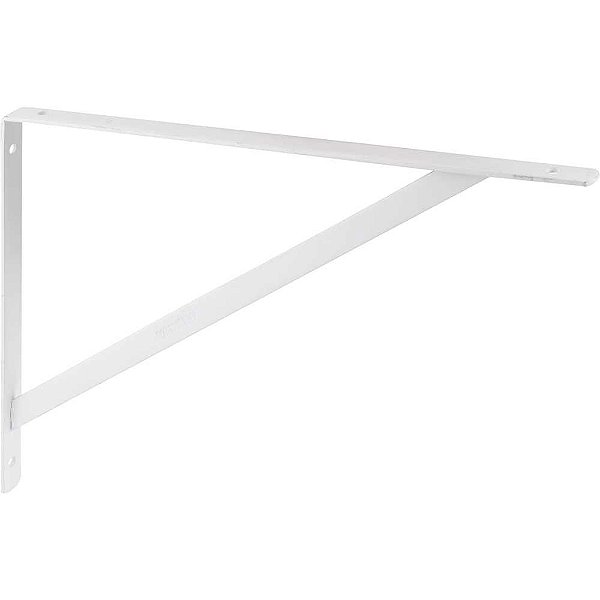 Cantoneira tipo mão francesa cor branca 30cm VONDER