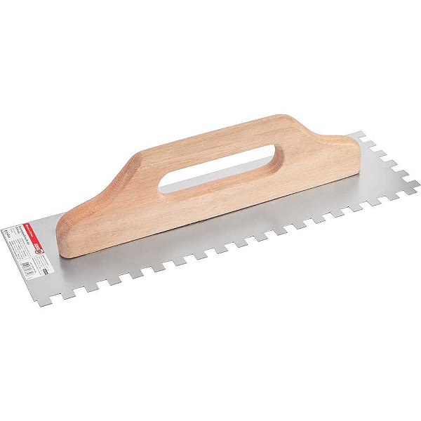 Desempenadeira de aço dentada 390mm x 120mm NOVE54