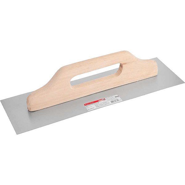 Desempenadeira de aço lisa 390mm x 120mm NOVE54