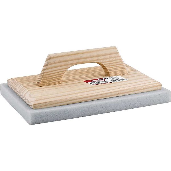 Desempenadeira de madeira com espuma 200mm x 300mm NOVE54