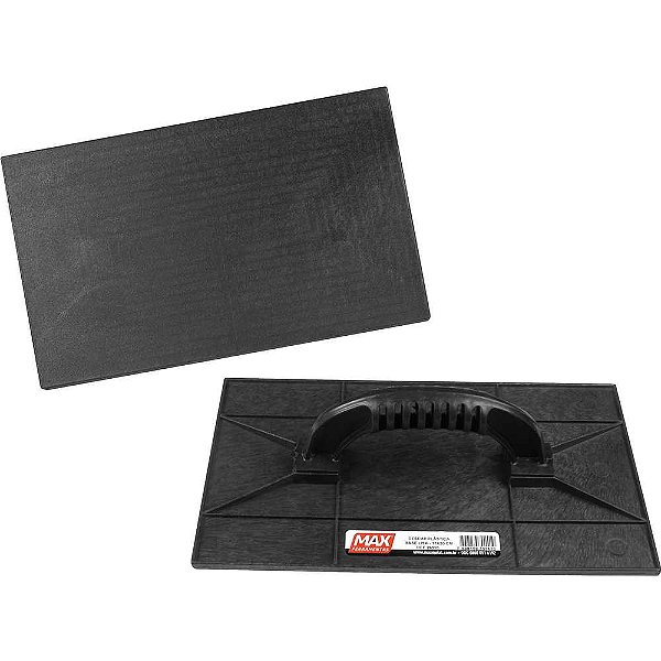 Desempenadeira plástica base lisa 170mm x 300mm MAX