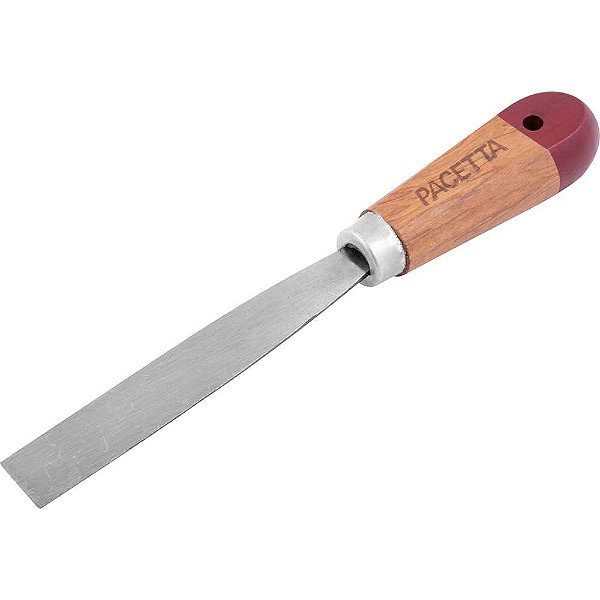Espátula de aço forjado 2cm com cabo de madeira 1205002 PACETTA
