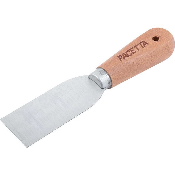 Espátula de aço 4cm com cabo de madeira 1205404 PACETTA