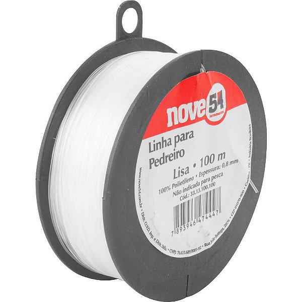 Linha para pedreiro lisa com 100m NOVE54