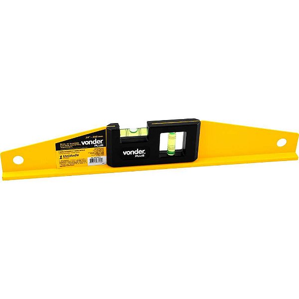 Nível de alumínio 14" com base magnética trapezoidal VONDER PLUS