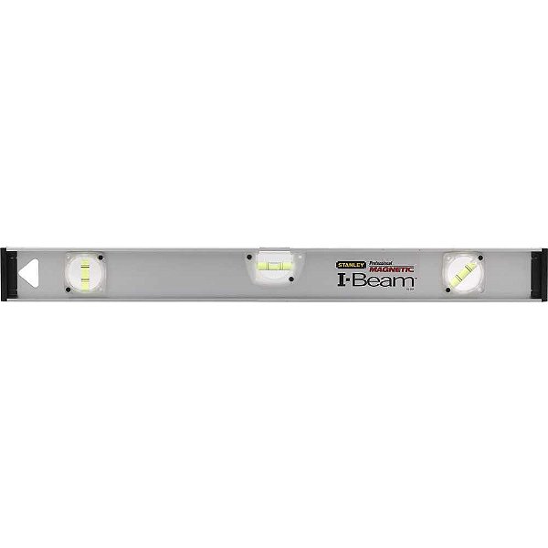 Nível de alumínio 24" com 3 bolhas e base magnetica 42-244 STANLEY