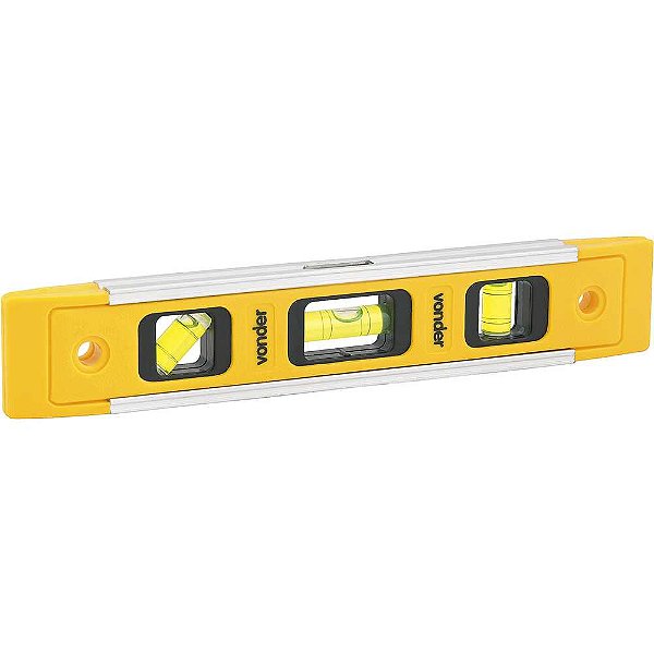 Nível plástico com base magnética 9" VONDER