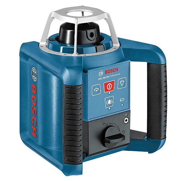 Nível a laser giratório 20m a 30m com receptor: 300m (diâmetro) precisão +-0,1 mm/m GRL 300 HV 0601061501 BOSCH