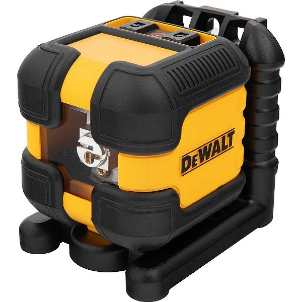 Nível a laser 12m 2 linhas vermelhas precisão +/- 6 mm/10m suporte magnético integrado DW08802 DEWALT