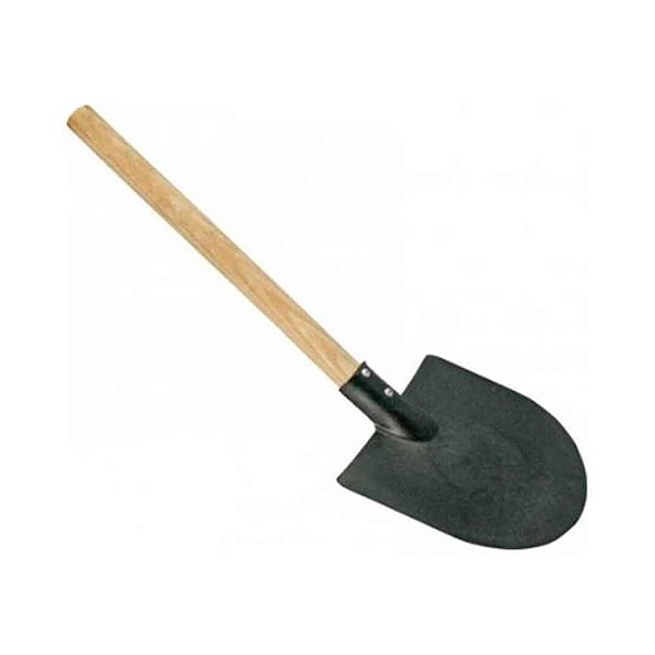 Pá PVC anti-faiscante com cabo 0,50m 70.000517 PLASTCOR