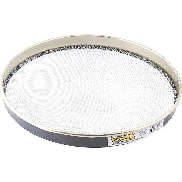 Peneira aro de aço para arroz 30cm VITÓRIA