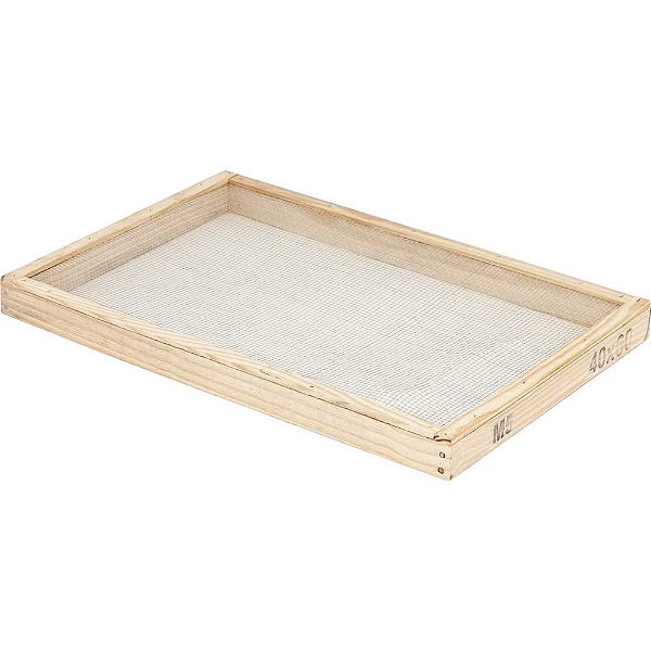 Peneira retangular 40cm x 60cm malha 05 MOMFORT