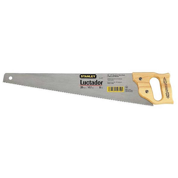 Serrote 18" aço carbono cabo de madeira Luctador STANLEY